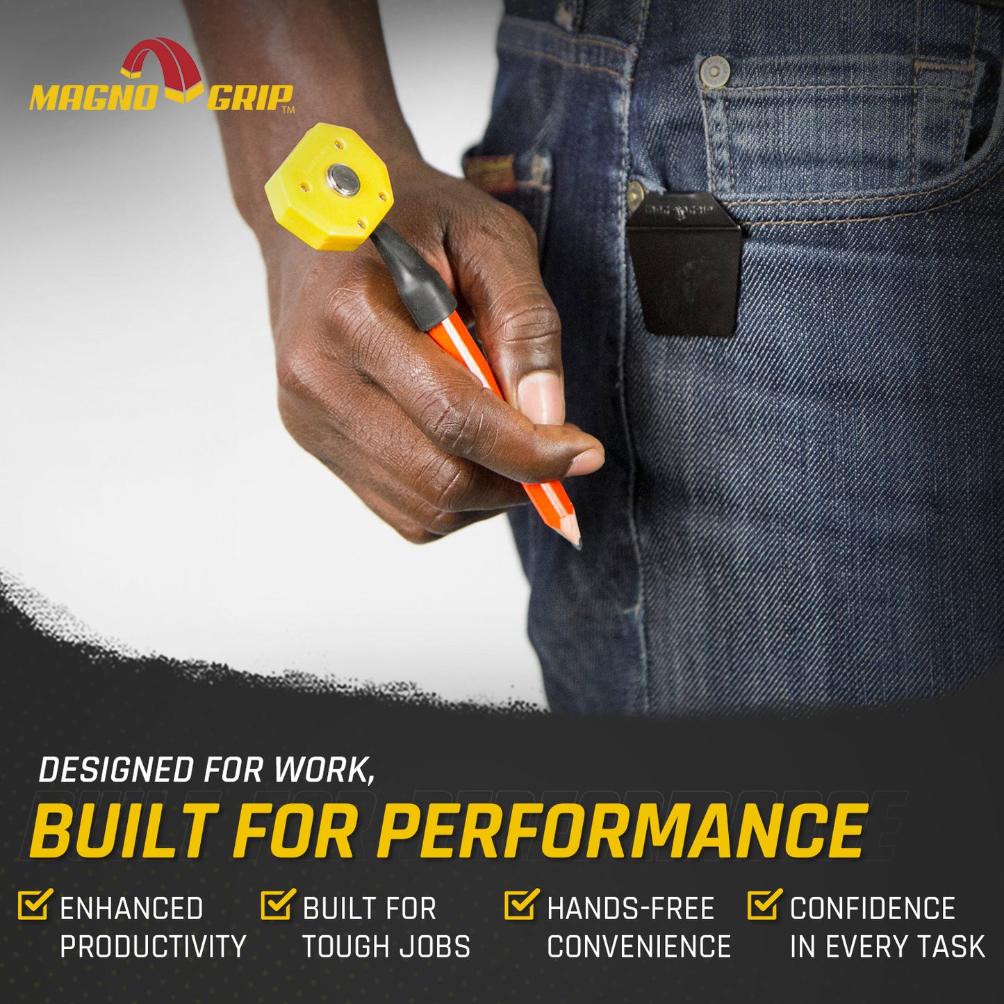 MagnoGrip Quick Snap Magnetic Pencil Holder