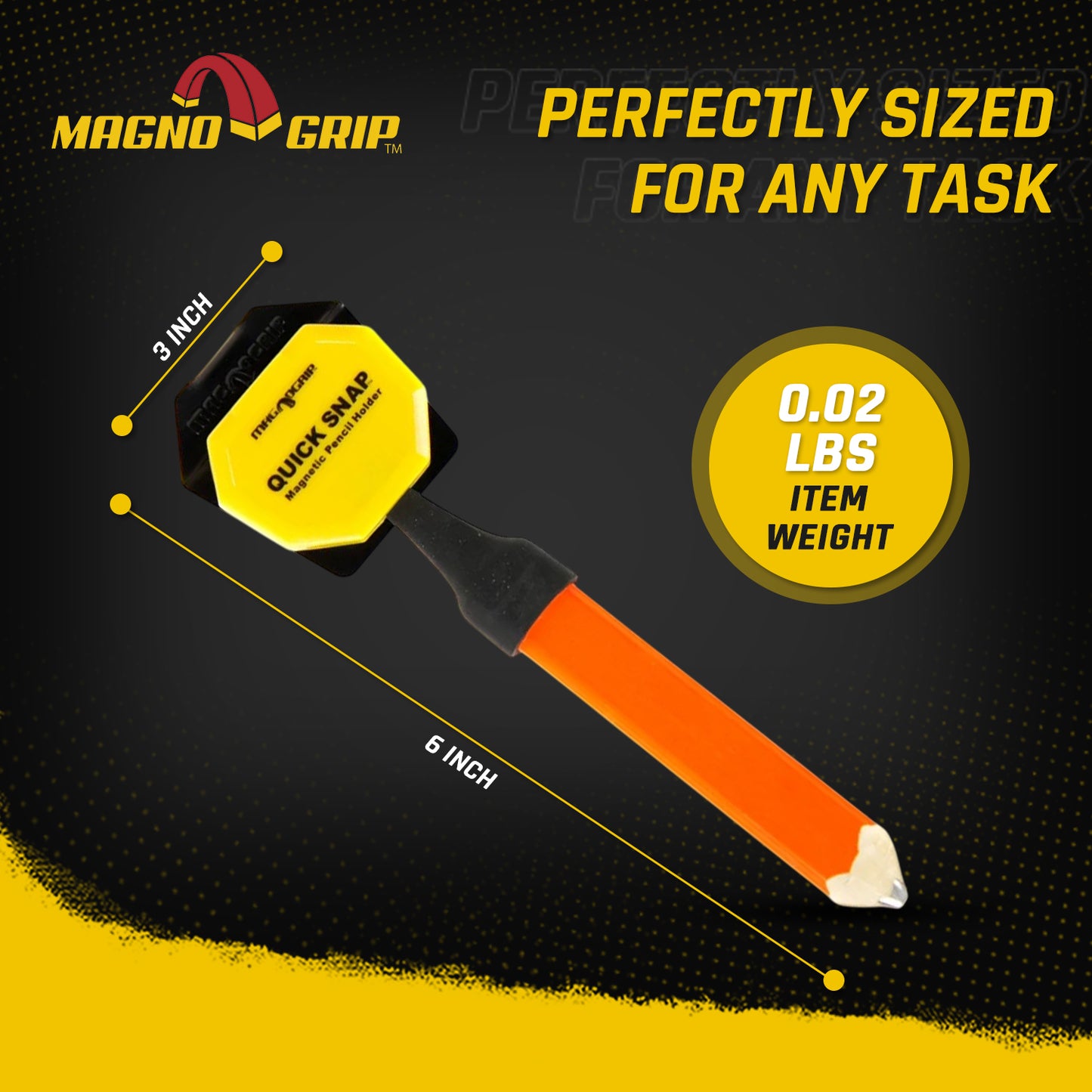 MagnoGrip Quick Snap Magnetic Pencil Holder
