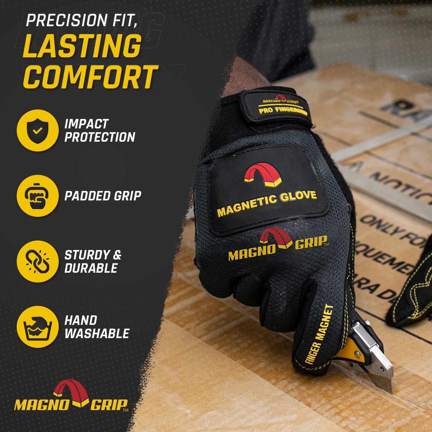 MagnoGrip Pro FingerGrip Magnetic Glove