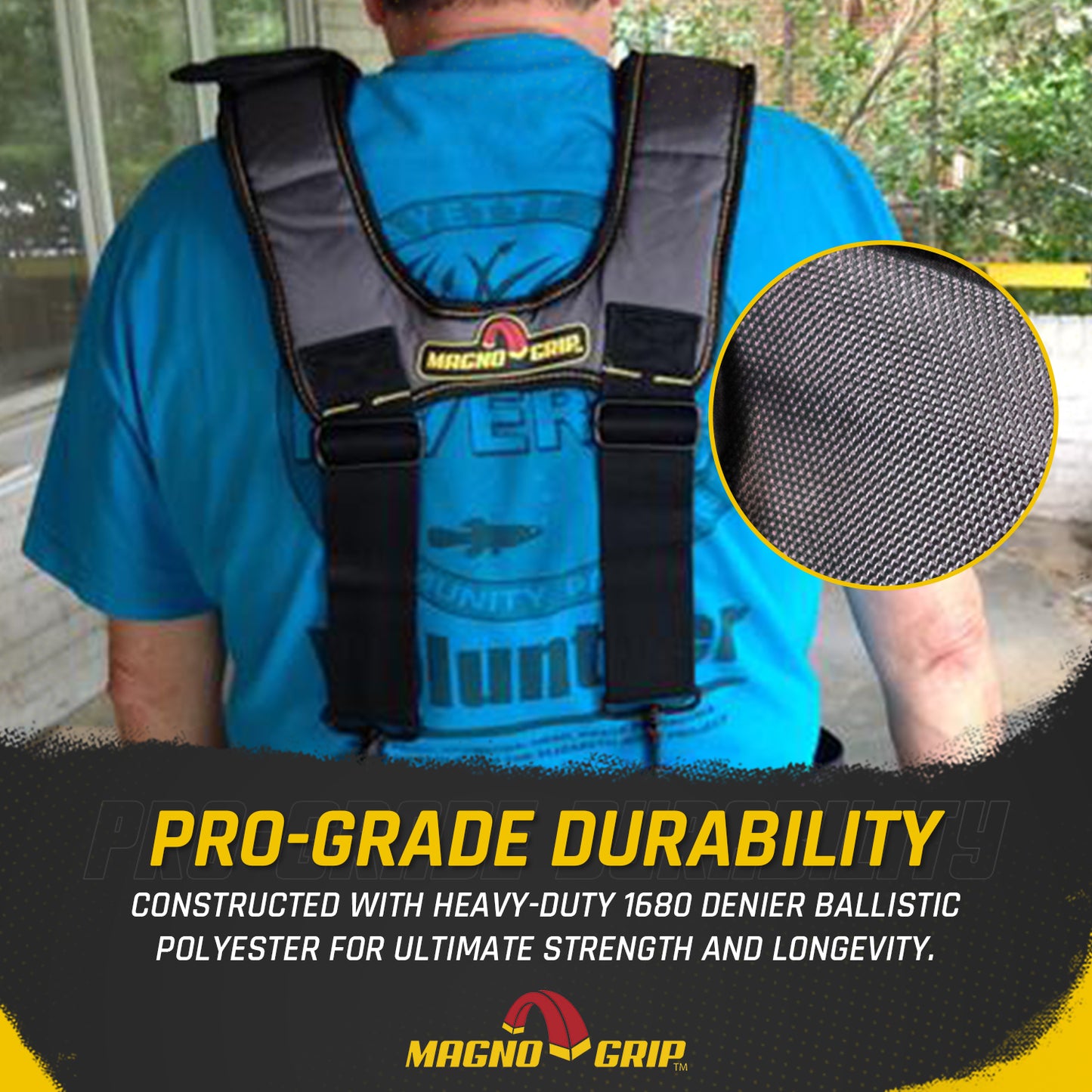 MagnoGrip Pro Suspenders with Smart Phone Pouch