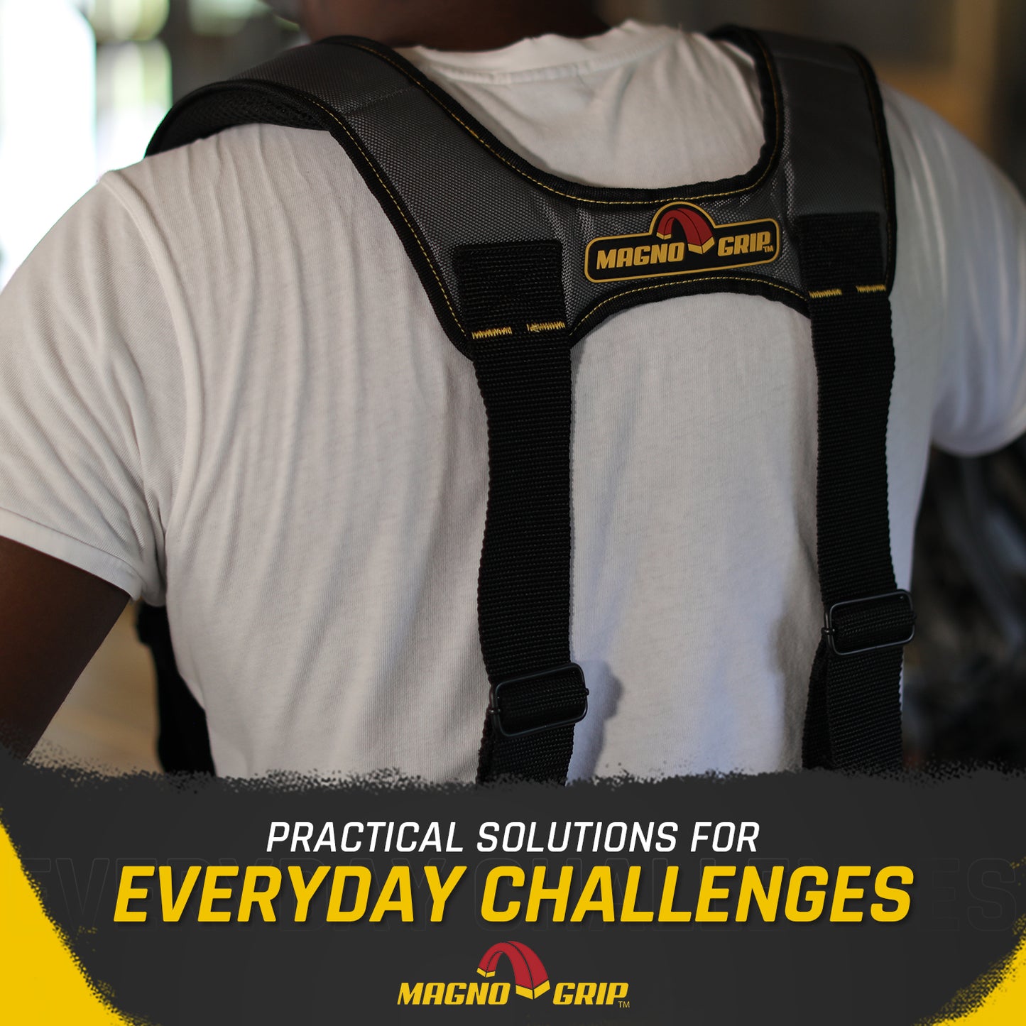 MagnoGrip Pro Suspenders with Smart Phone Pouch