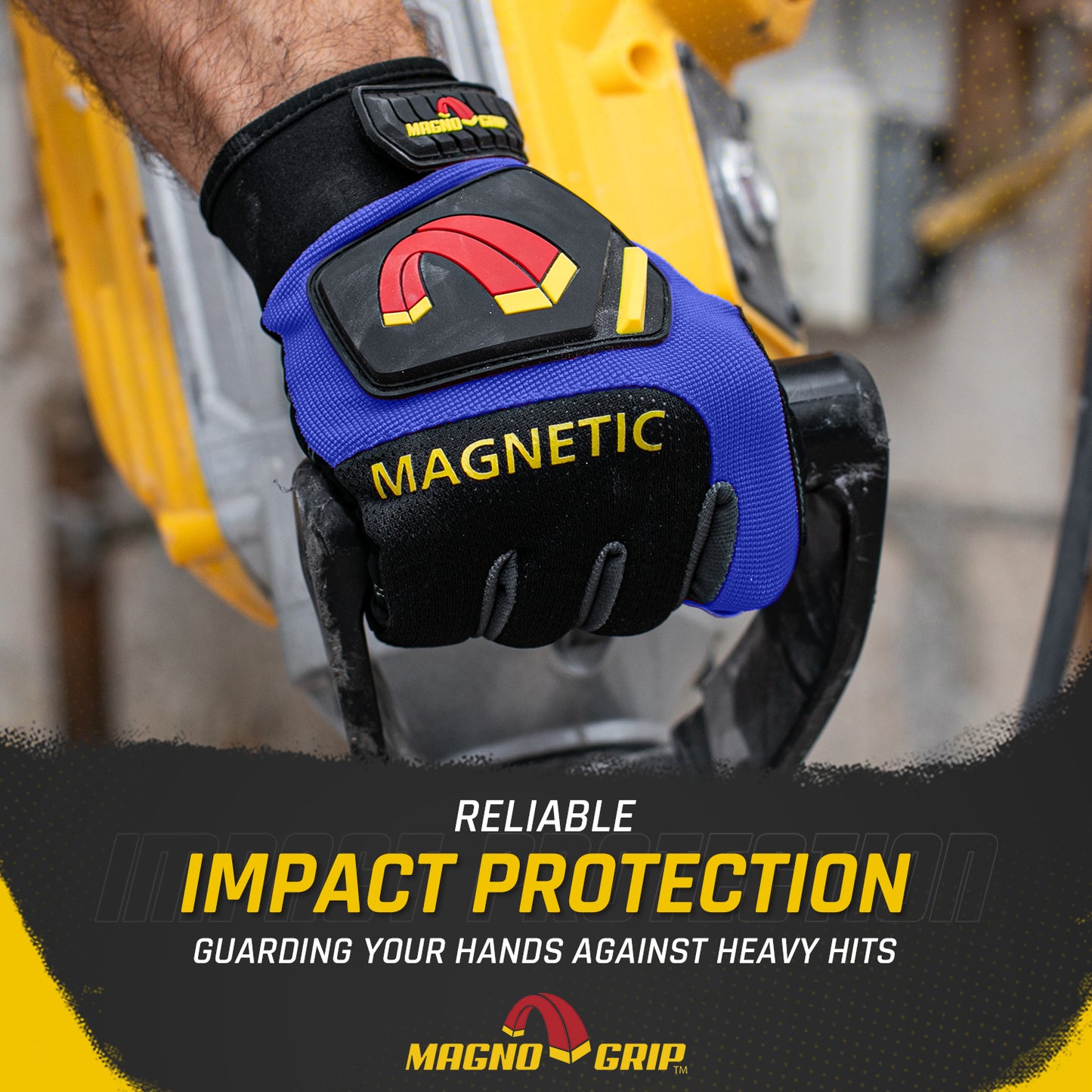 MagnoGrip Pro Performance Magnetic Glove - Blue