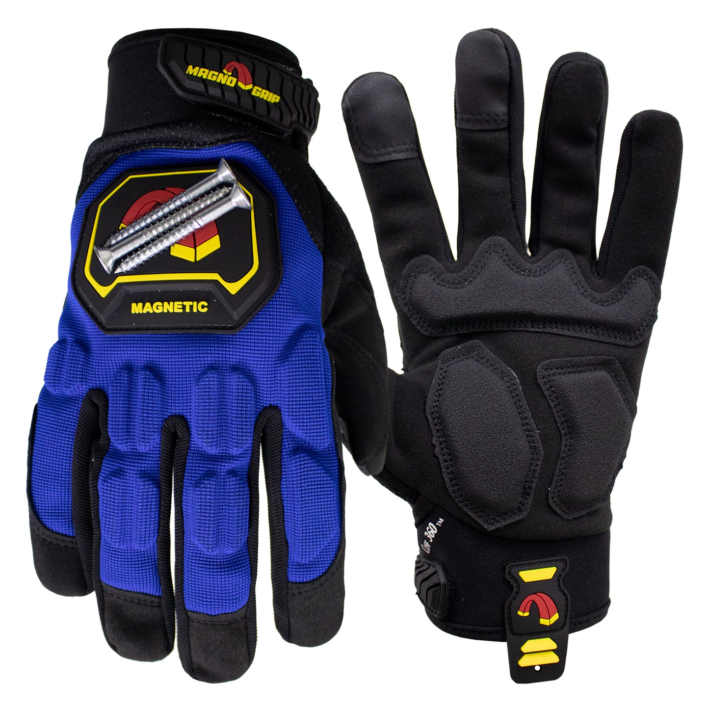 MagnoGrip Pro Impact Magnetic Glove - Blue