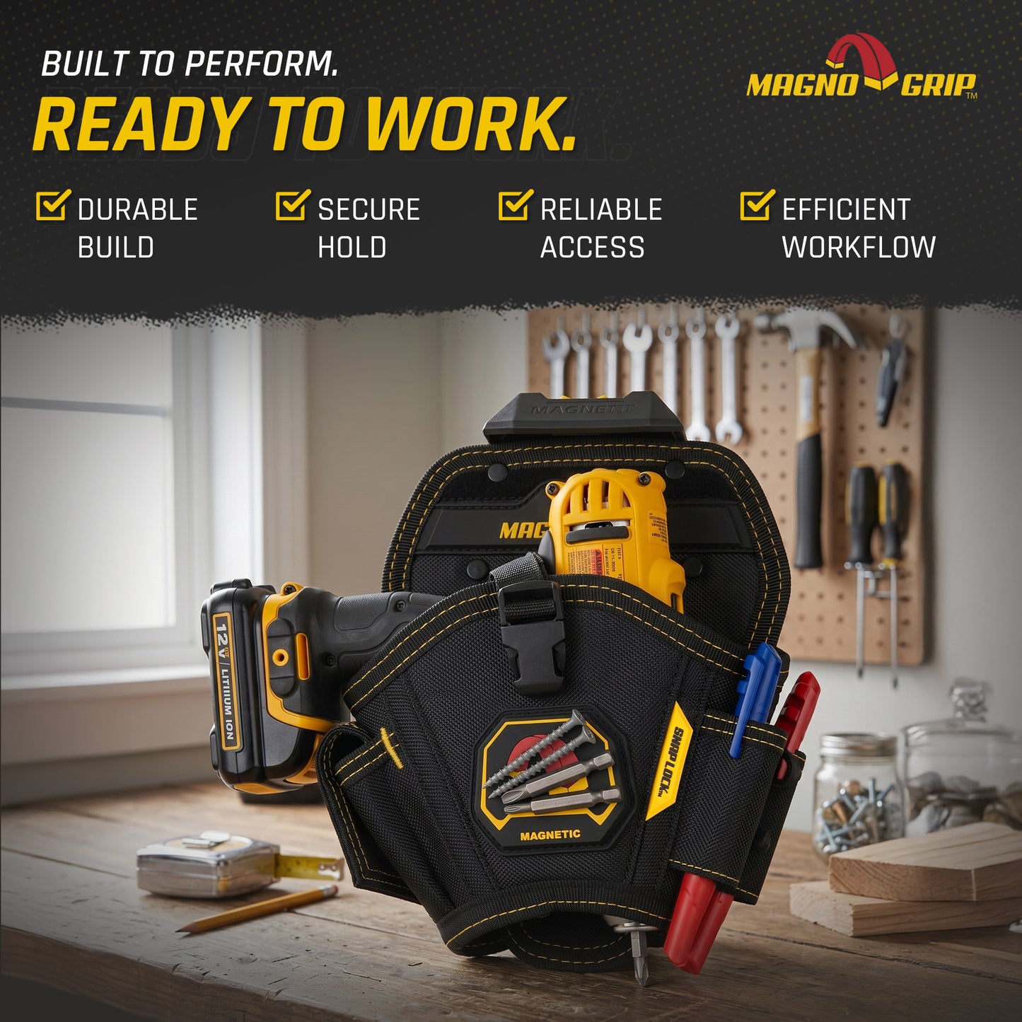 MagnoGrip Snap Lock Drill Holster Left/Right Handed