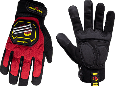 Pro Impact Magnetic Glove Red Color