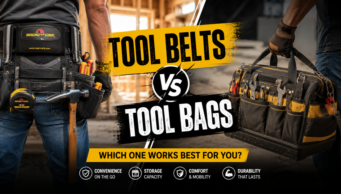 Tool Belts vs Tool Bags: Which One Works Best for You?