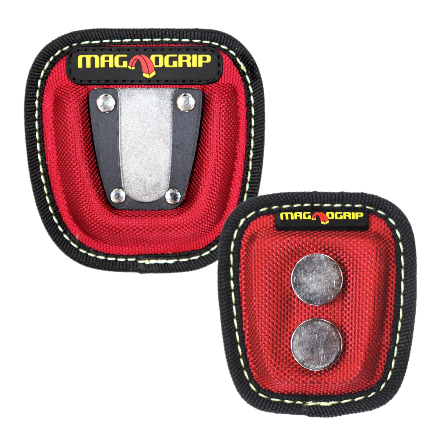 MagnoGrip Quick Snap Magnetic Tape Measure Holder - Red Ballistic