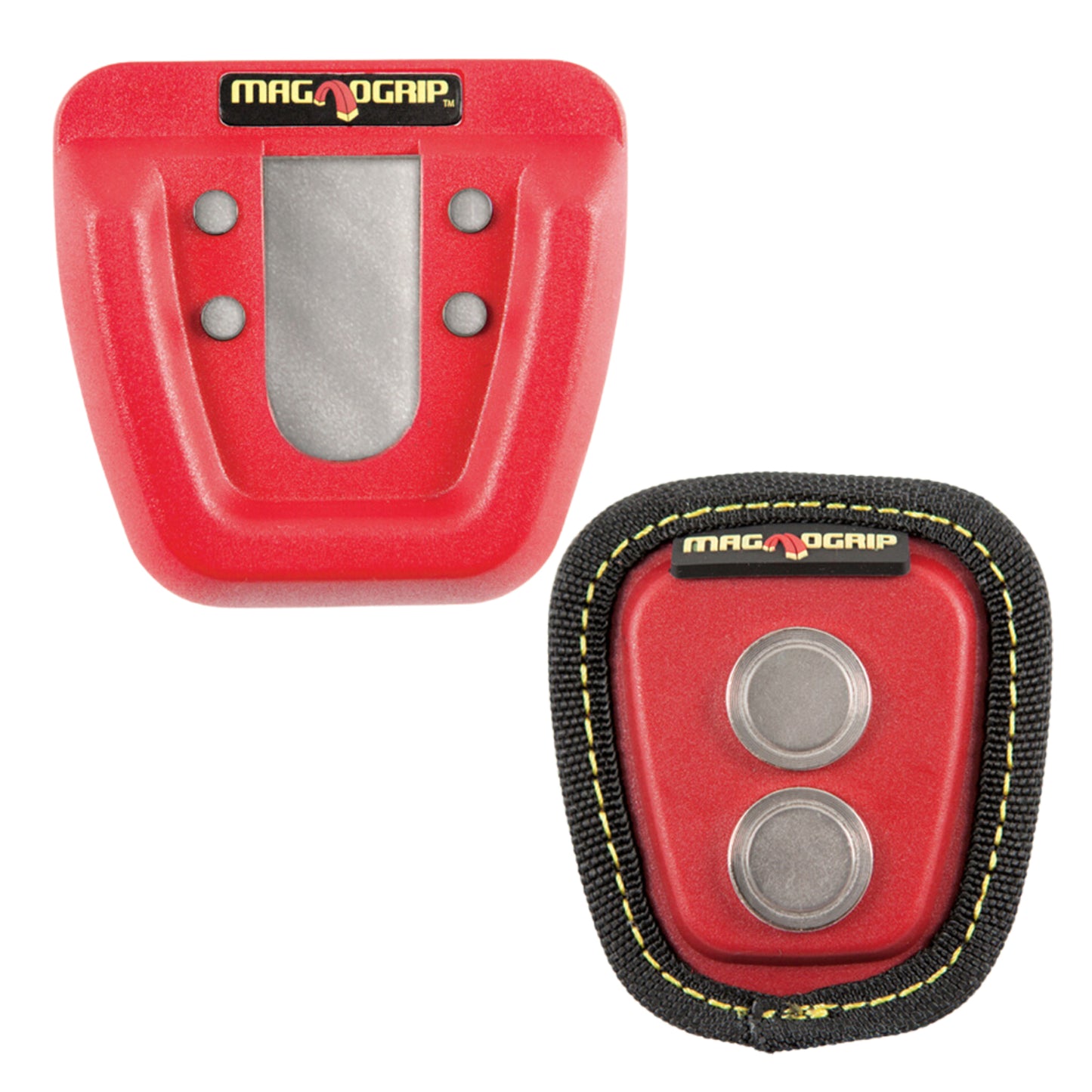 MagnoGrip Quick Snap Magnetic Tape Measure Holder - Red