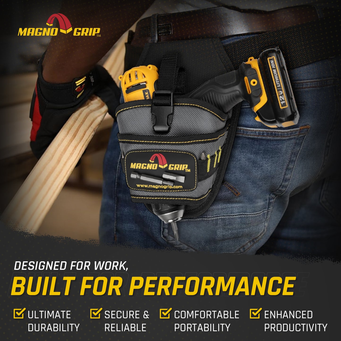 MagnoGrip Pro Drill Holster - Left/Right Handed