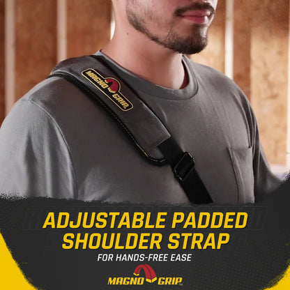 MagnoGrip 20-Pocket Electrician's Pouch with Shoulder Strap