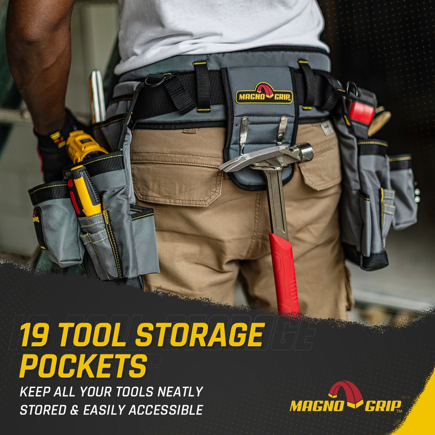 MagnoGrip 19-Pocket Builder’s Tool Belt