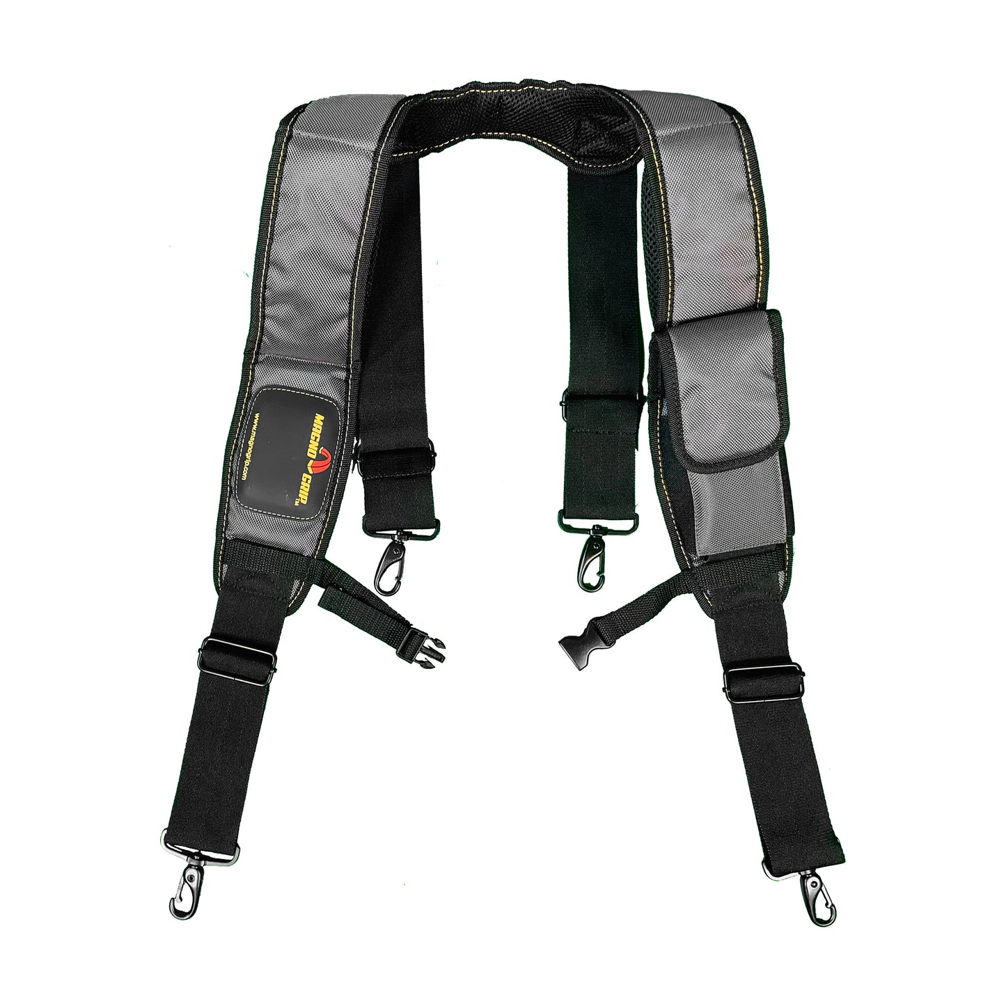 MagnoGrip Pro Suspenders with Smart Phone Pouch