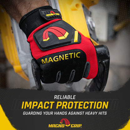 MagnoGrip Pro Performance Magnetic Glove - Red