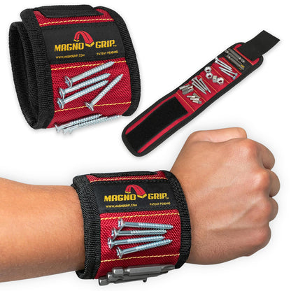 MagnoGrip Magnetic Wristband - Signature Red