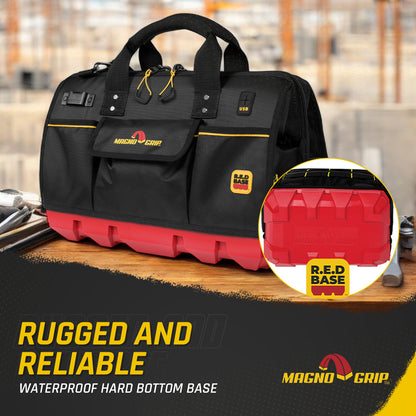 MagnoGrip RED Base 18" Pro Large Mouth Tool Bag