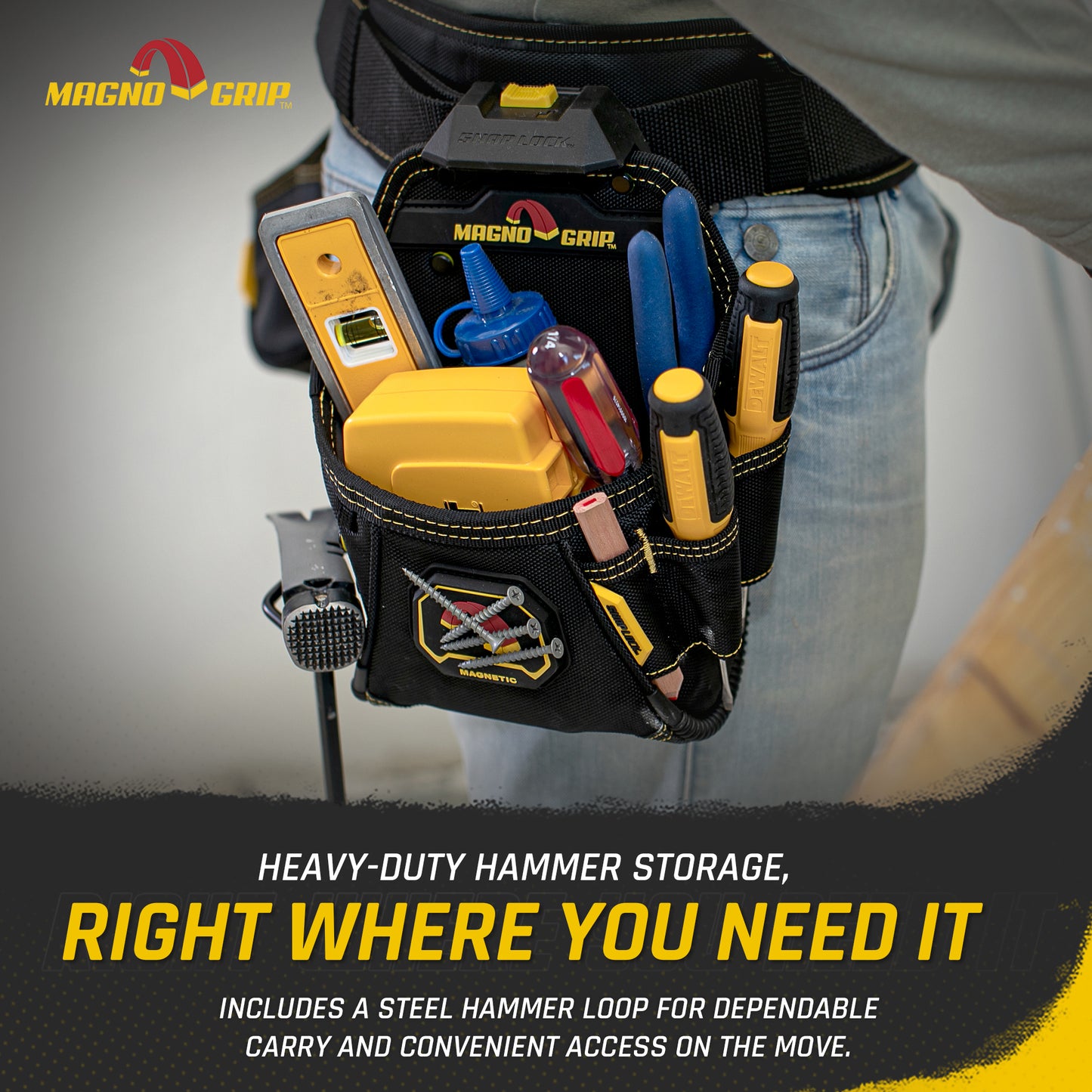 MagnoGrip Snap Lock Tradesman Pouch