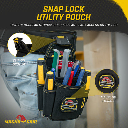 MagnoGrip Snap Lock Utility Pouch