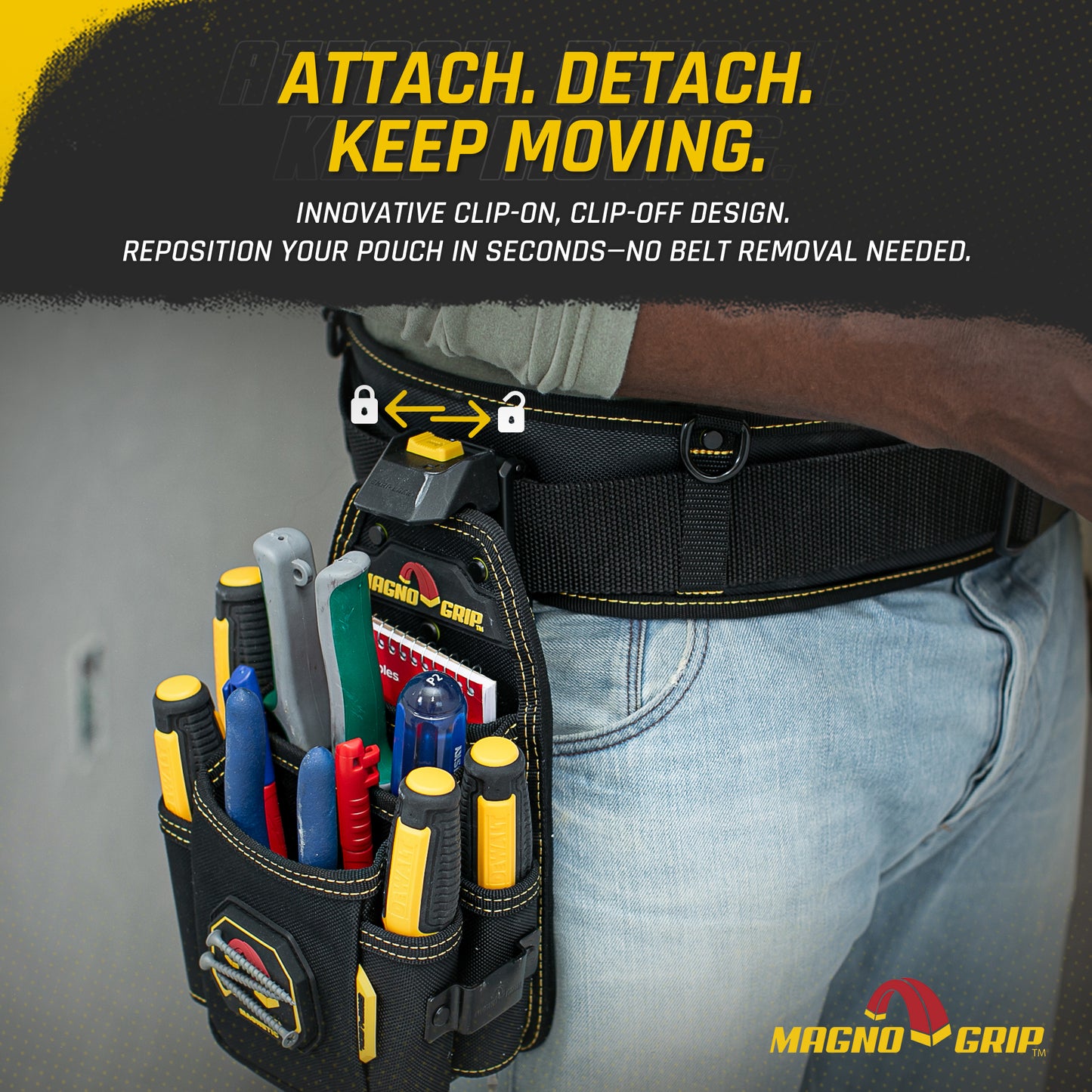 MagnoGrip Snap Lock Utility Pouch
