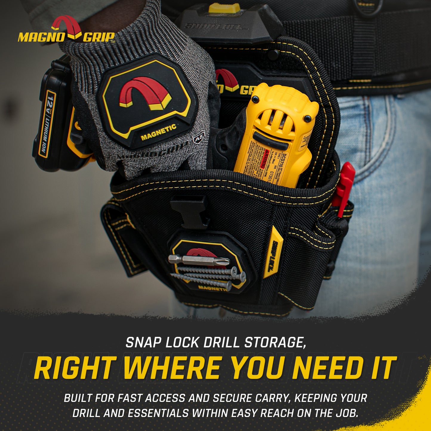 MagnoGrip Snap Lock Drill Holster Left/Right Handed