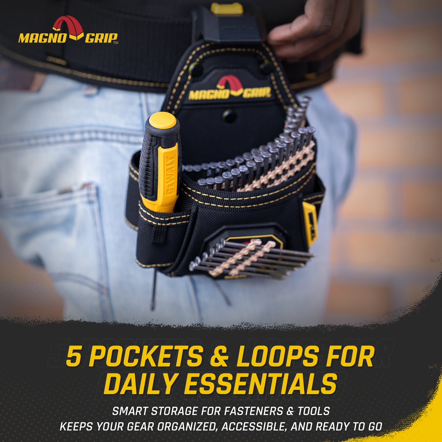 MagnoGrip Snap Lock Fastener Pouch