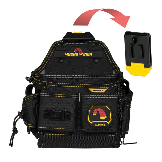 MagnoGrip Snap Lock Master Electrician's Pouch with Shoulder Strap