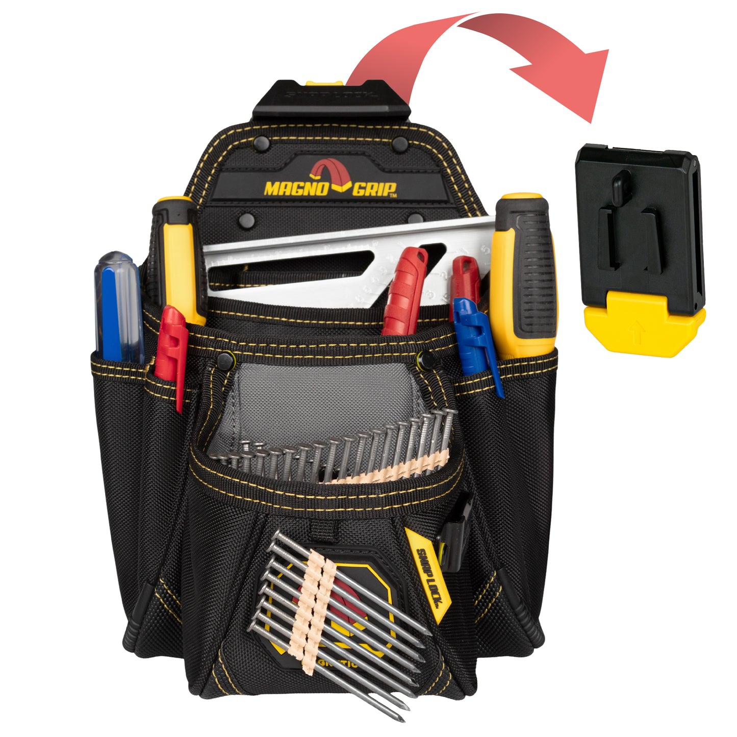 MagnoGrip Snap Lock Contractor Pouch