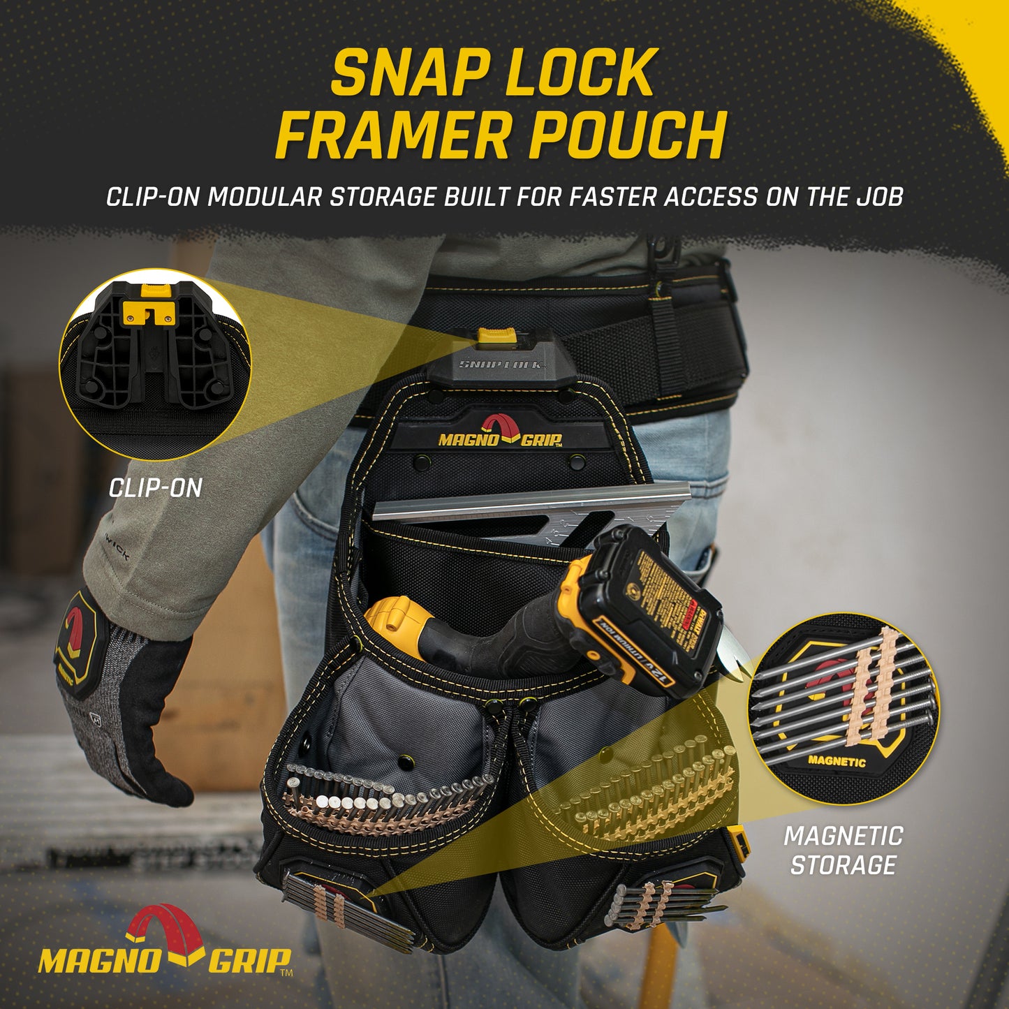 MagnoGrip Snap Lock Framer Pouch