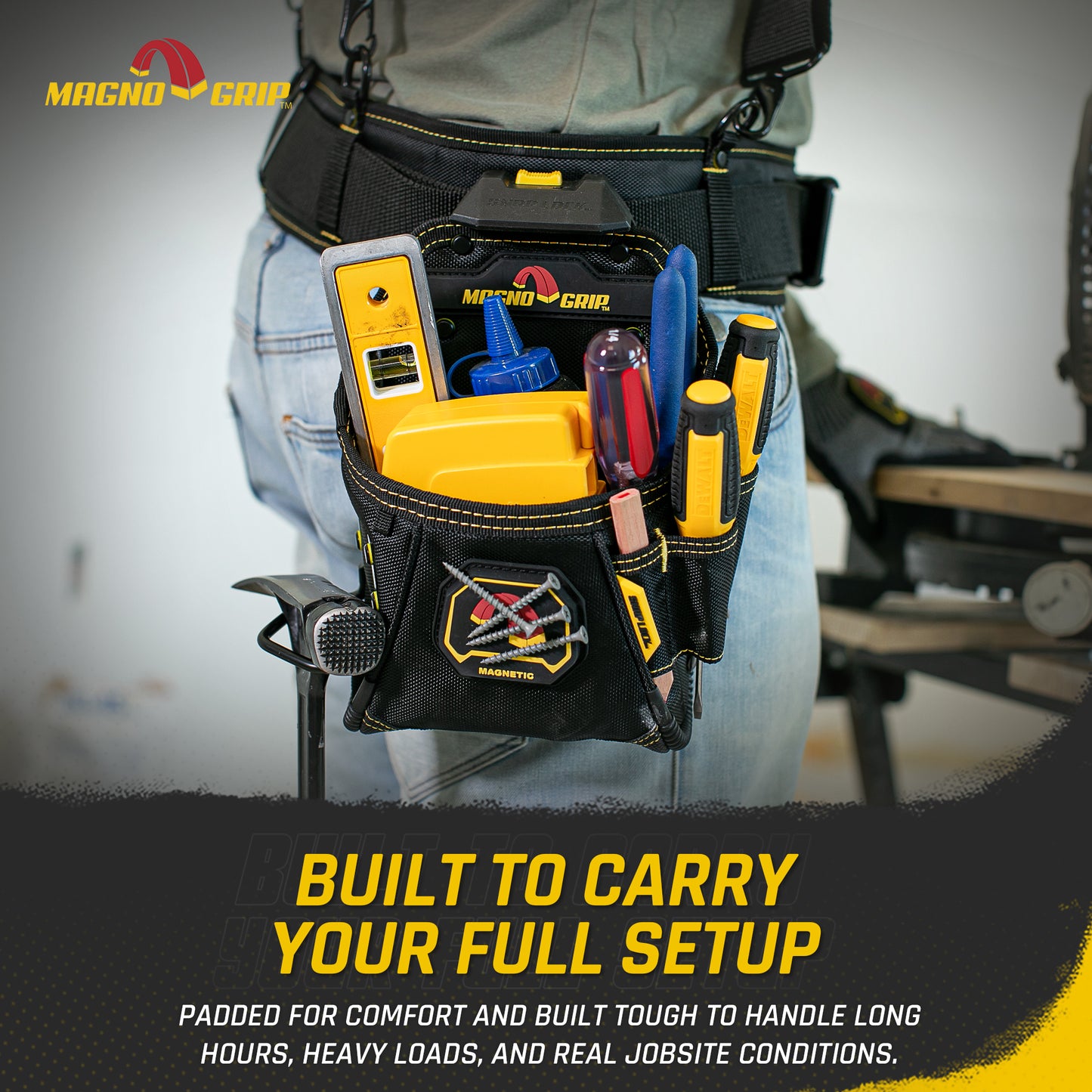 MagnoGrip Snap Lock Heavy Duty Padded Belt