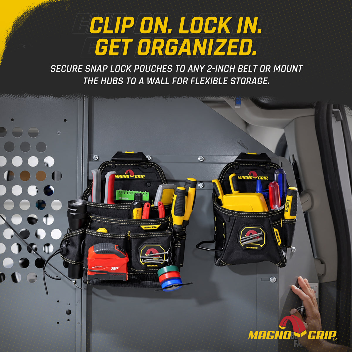 MagnoGrip Snap Lock Hubs 3 Piece Set