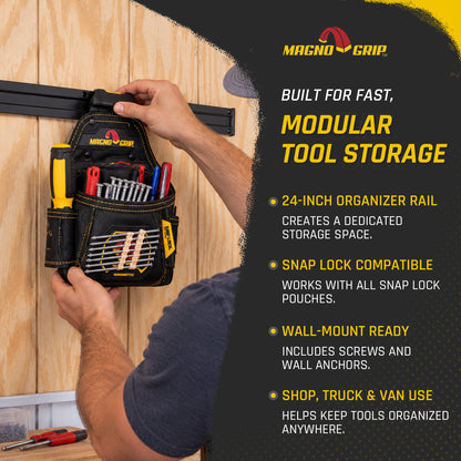 MagnoGrip Snap Lock Wall Organizer