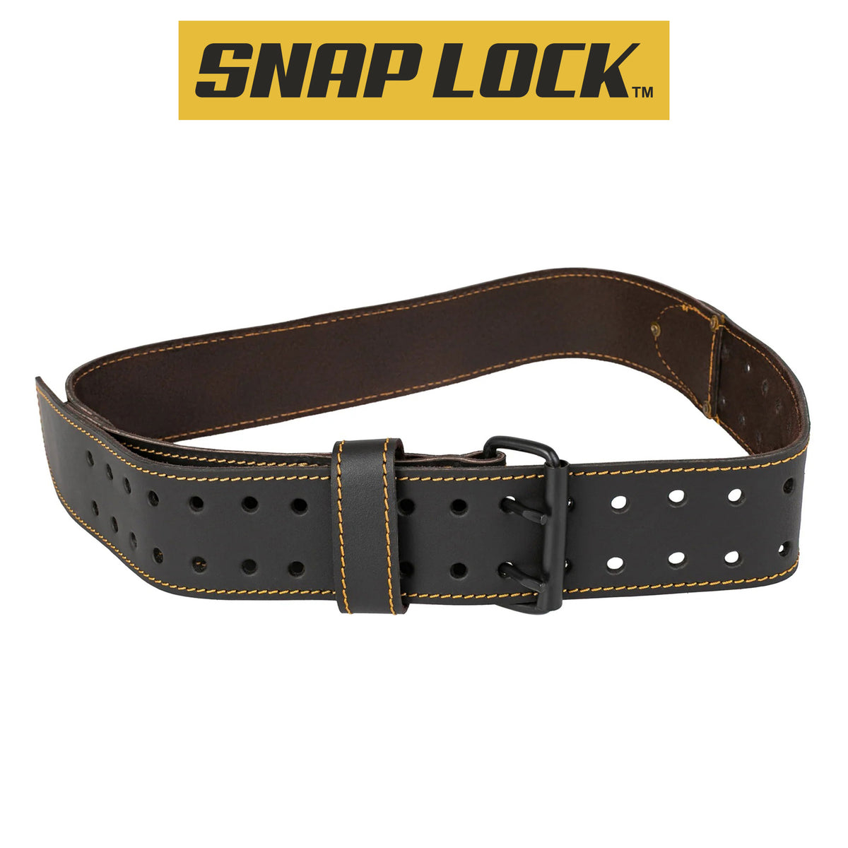 MagnoGrip Snap Lock Oil Tanned Leather 2-Inch Work Belt