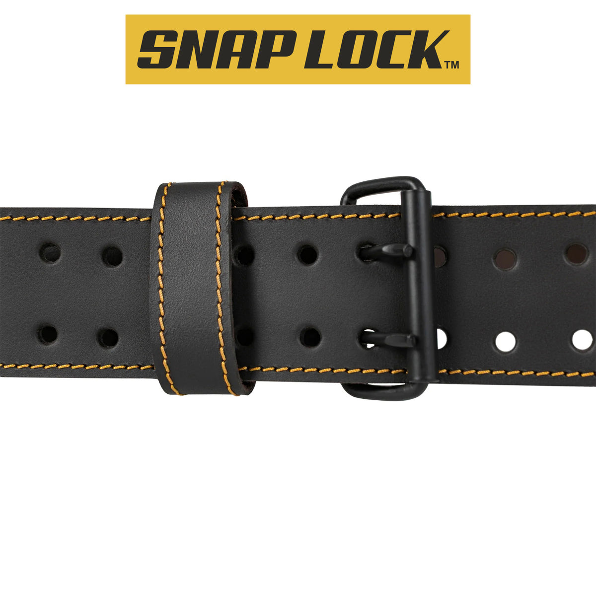 MagnoGrip Snap Lock Oil Tanned Leather 2-Inch Work Belt