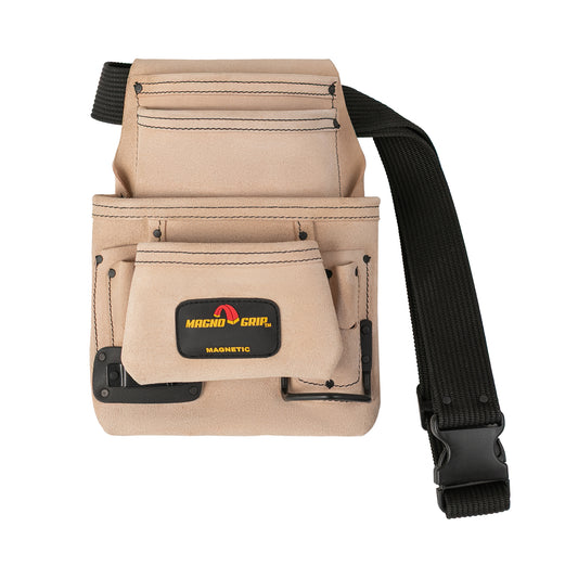MagnoGrip Suede Leather Contractor Pouch