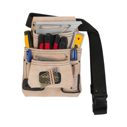 MagnoGrip Suede Leather Contractor Pouch