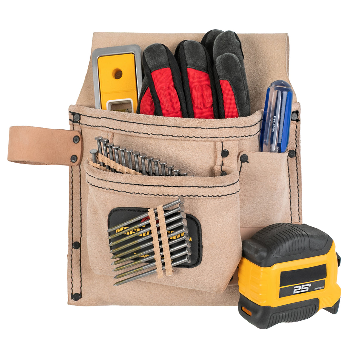 MagnoGrip Suede Leather Tradesman Pouch