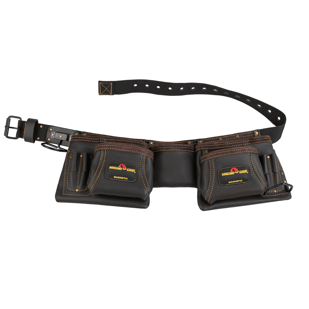 MagnoGrip Oil Tanned Leather Carpenter Apron