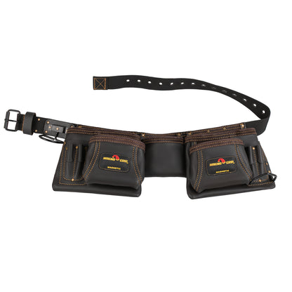 MagnoGrip Oil Tanned Leather Carpenter Apron