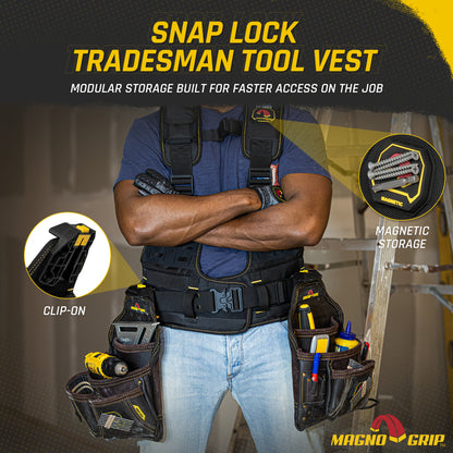 MagnoGrip Snap Lock Tradesman Tool Vest