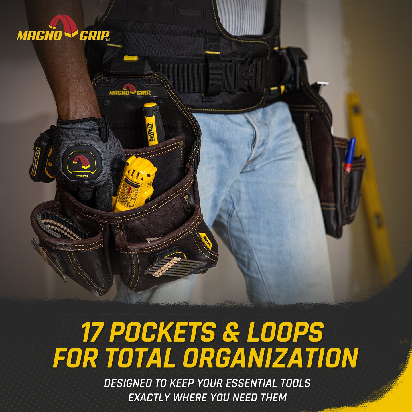 MagnoGrip Snap Lock Tradesman Tool Vest