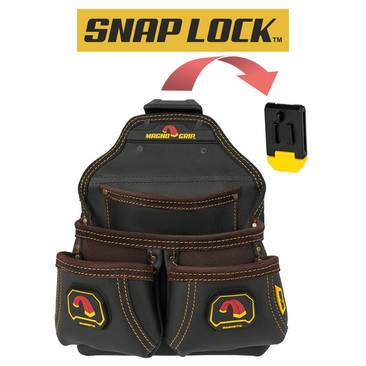 MagnoGrip Snap Lock Oil Tanned Leather Framer Pouch