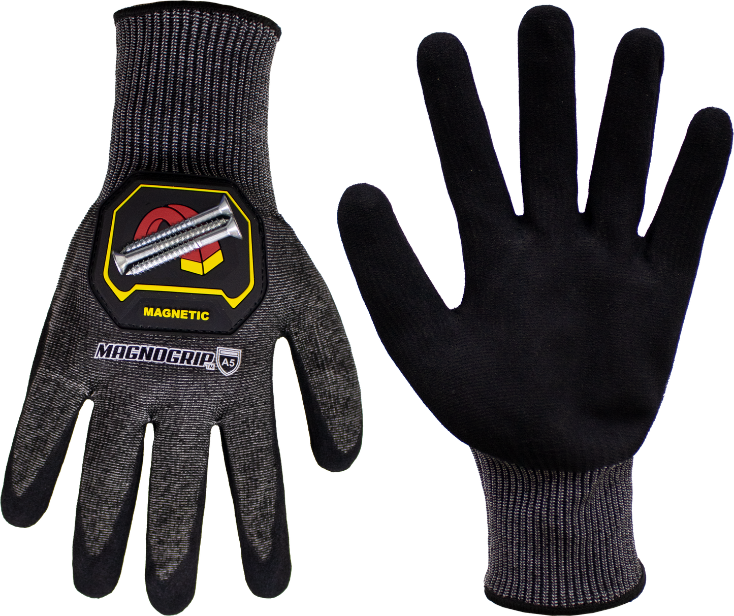 MagnoGrip Level 5 Impact Cut Resistant Glove with Magnetic Storage