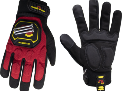 Pro Impact Magnetic Glove Red Color