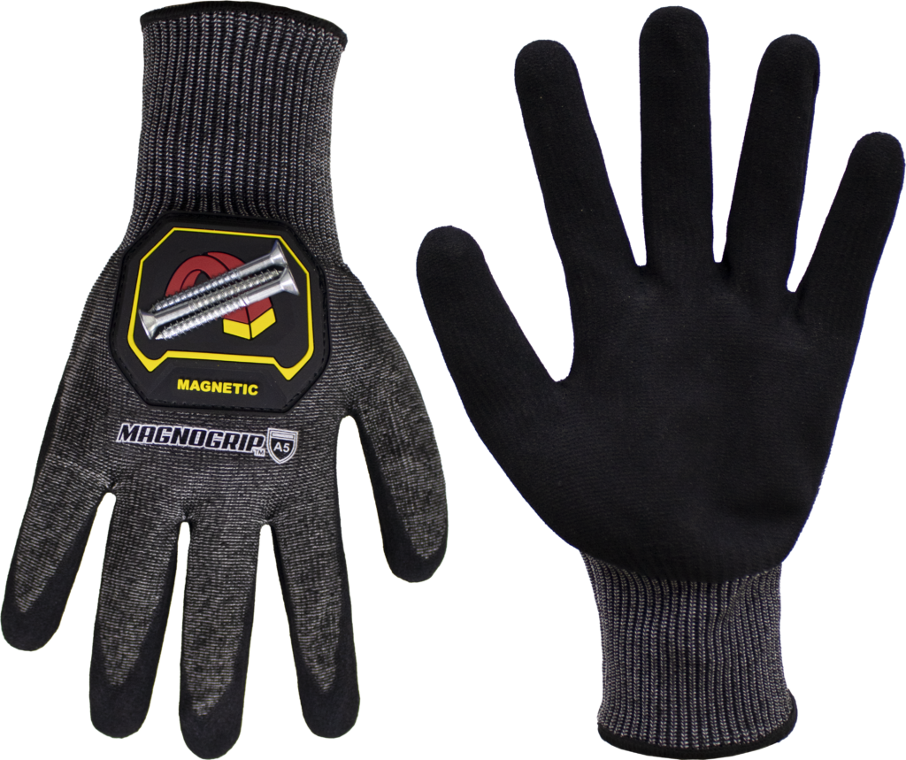 MagnoGrip Level 5 Impact Cut Resistant Glove with Magnetic Storage