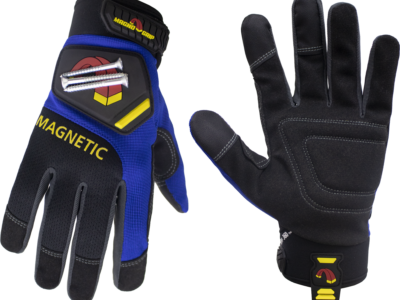 MagnoGrip Pro Performance Glove with Magnetic Storage in Blue color